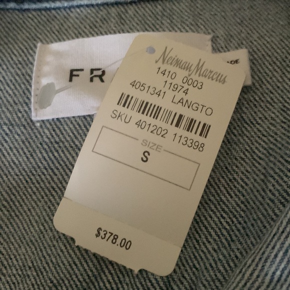 BNWT Frame puffy sleeve jean jacket - Picture 2 of 6